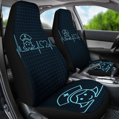 Nurse Heart Beat Car Seat Cover