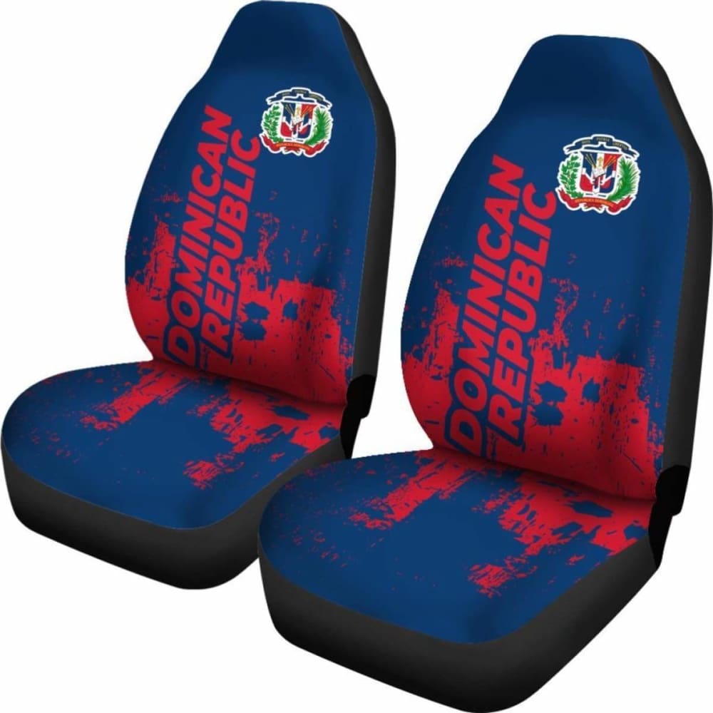 Dominican Republic Car Seat Covers Smudge Style Awesome