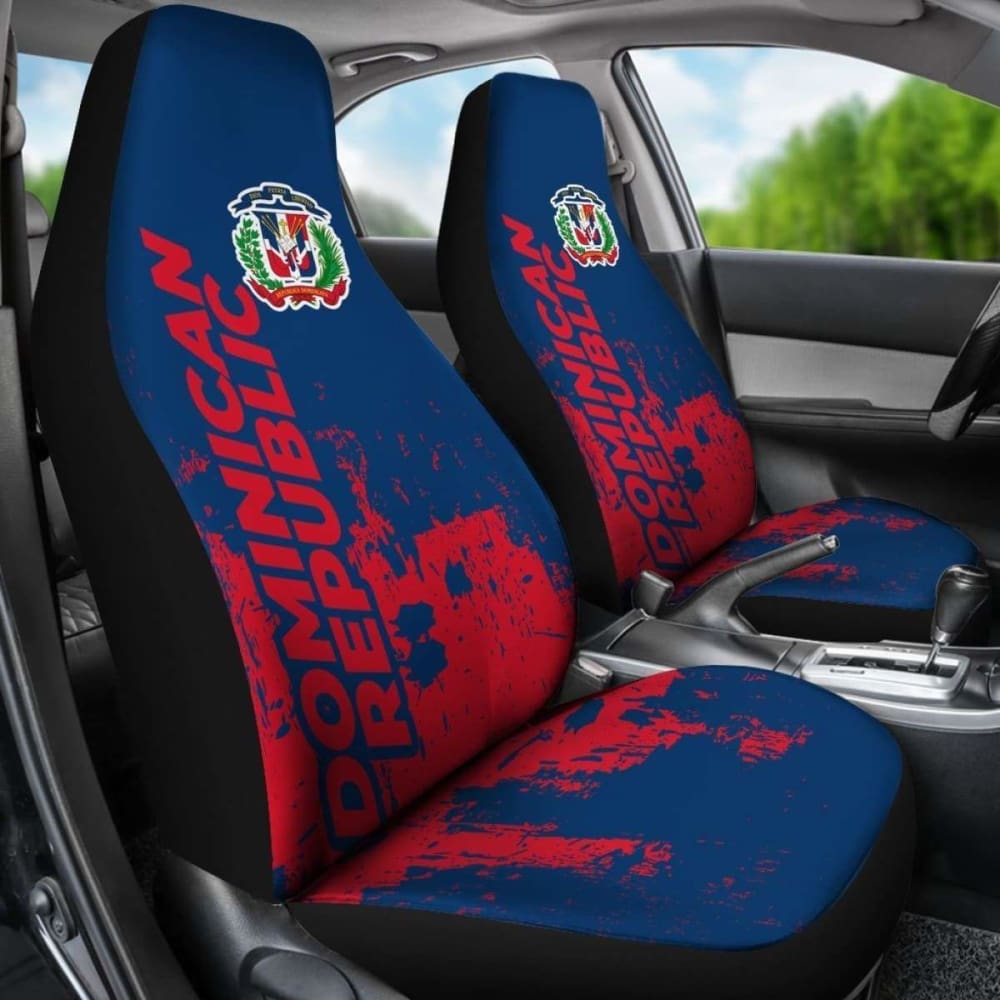 Dominican Republic Car Seat Covers Smudge Style Awesome