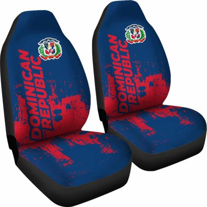 Dominican Republic Car Seat Covers Smudge Style Awesome