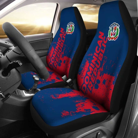 Dominican Republic Car Seat Covers Smudge Style Awesome