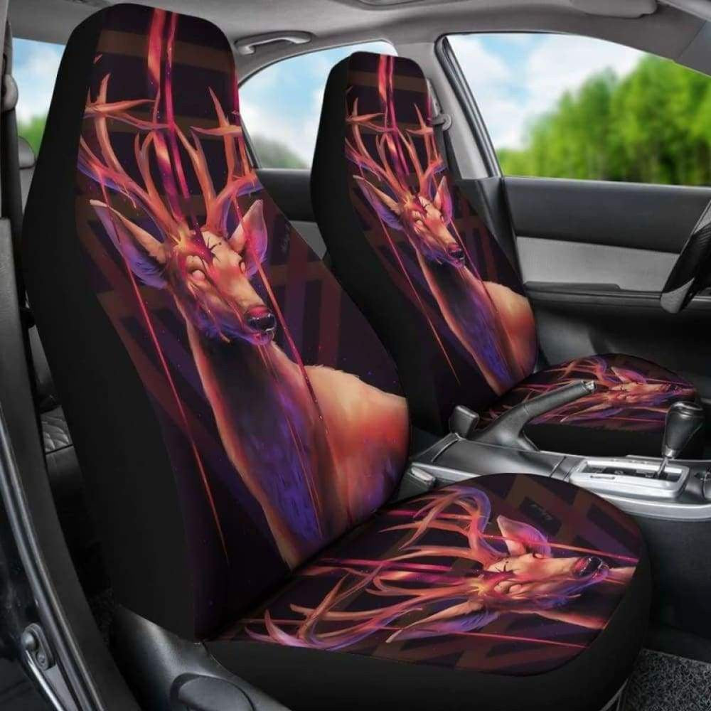 Deer Art Design Car Seat Covers Amazing Gift Ideas