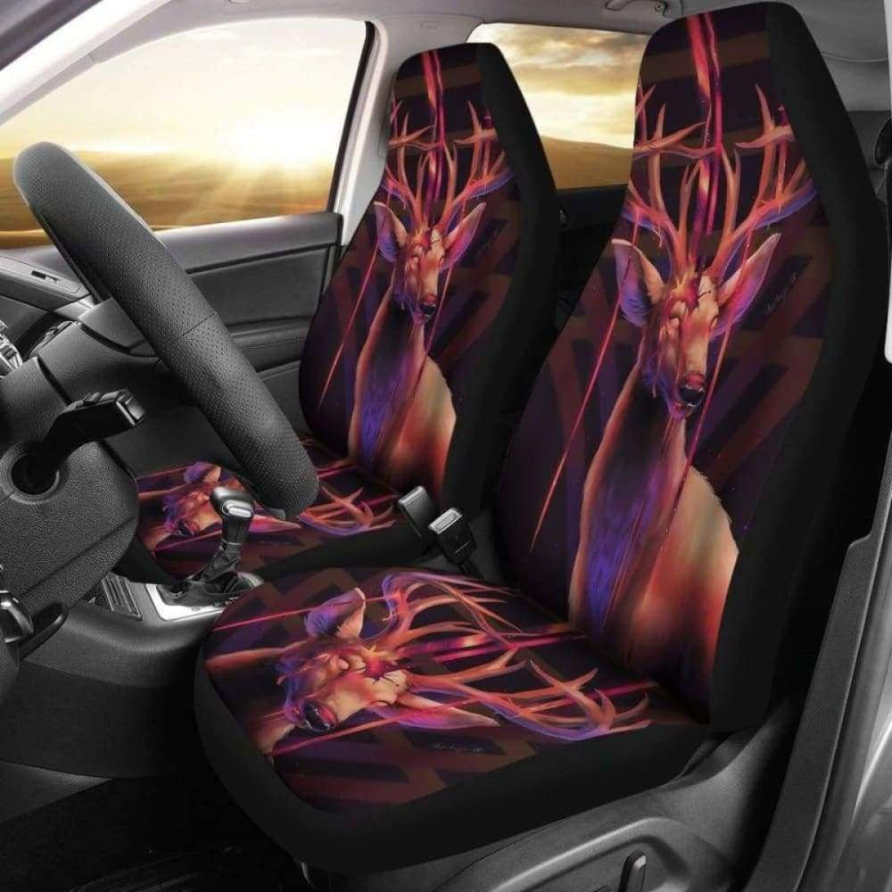 Deer Art Design Car Seat Covers Amazing Gift Ideas