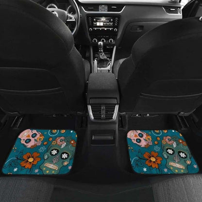 Set Of Pcs Sugar Skull Car Mats