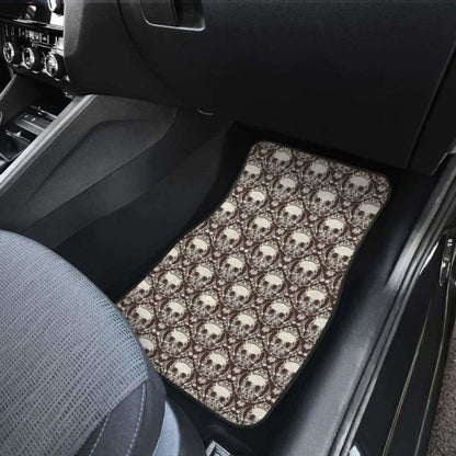 Set Pcs Sugar Skull Day Of The Dead Car Mats