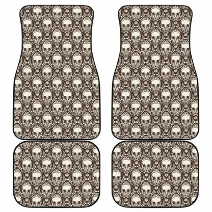 Set Pcs Sugar Skull Day Of The Dead Car Mats