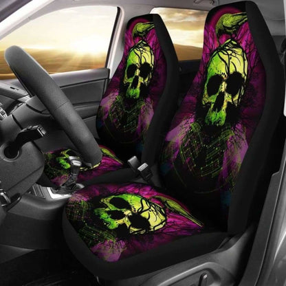 Set Of Skull Car Seat Covers