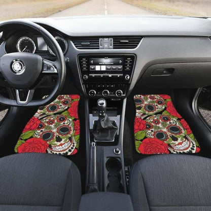 Set Of Pcs Sugar Skull Car Mats