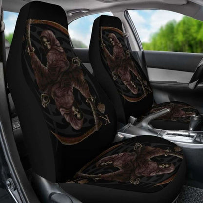 Set Pcs Gothic Skull Car Seat Covers