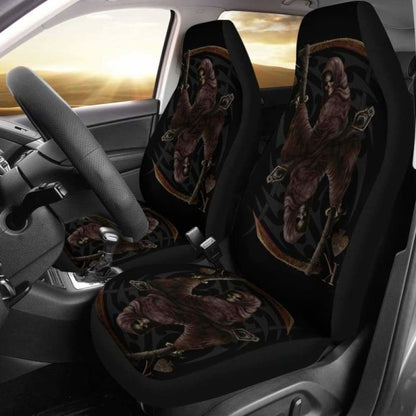 Set Pcs Gothic Skull Car Seat Covers