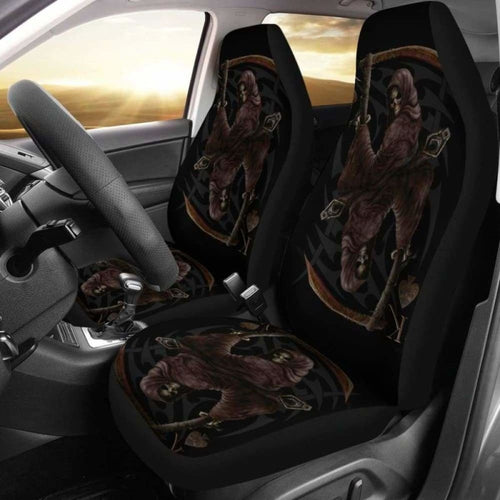 Set Pcs Gothic Skull Car Seat Covers