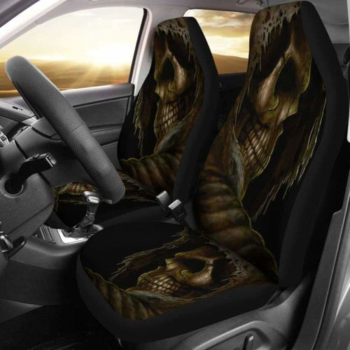 Set Of Skull Car Seat Covers