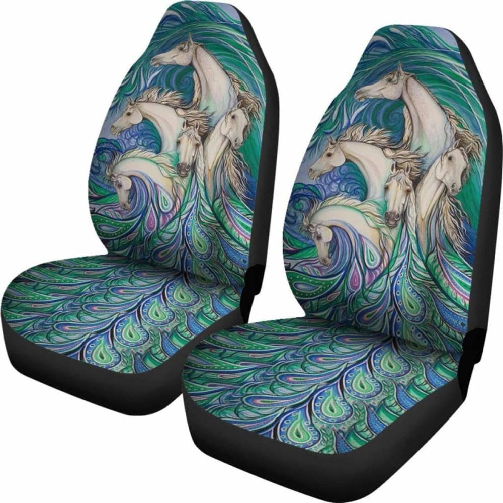 Car Seat Cover - Horses