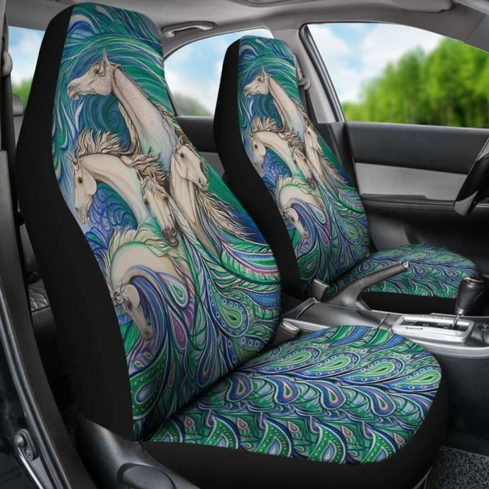Car Seat Cover - Horses