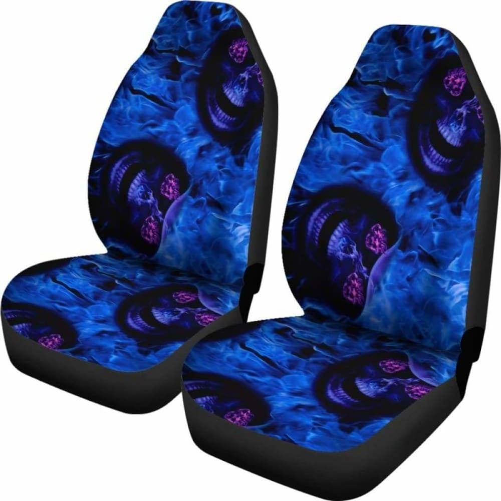 Set Of Skull Car Seat Covers