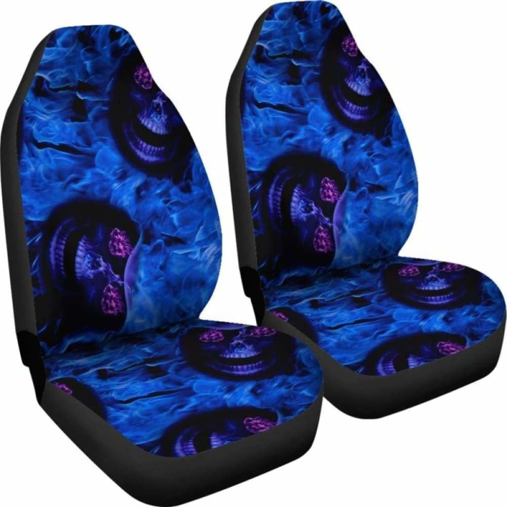 Set Of Skull Car Seat Covers
