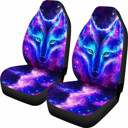Wolf Galaxy Car Seat Covers