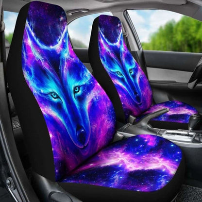 Wolf Galaxy Car Seat Covers