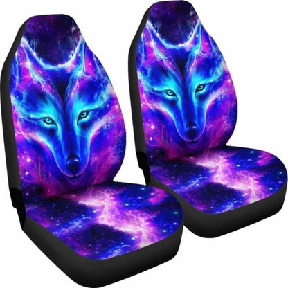Wolf Galaxy Car Seat Covers