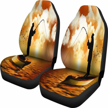 Fishing Is Life Car Seat Cover