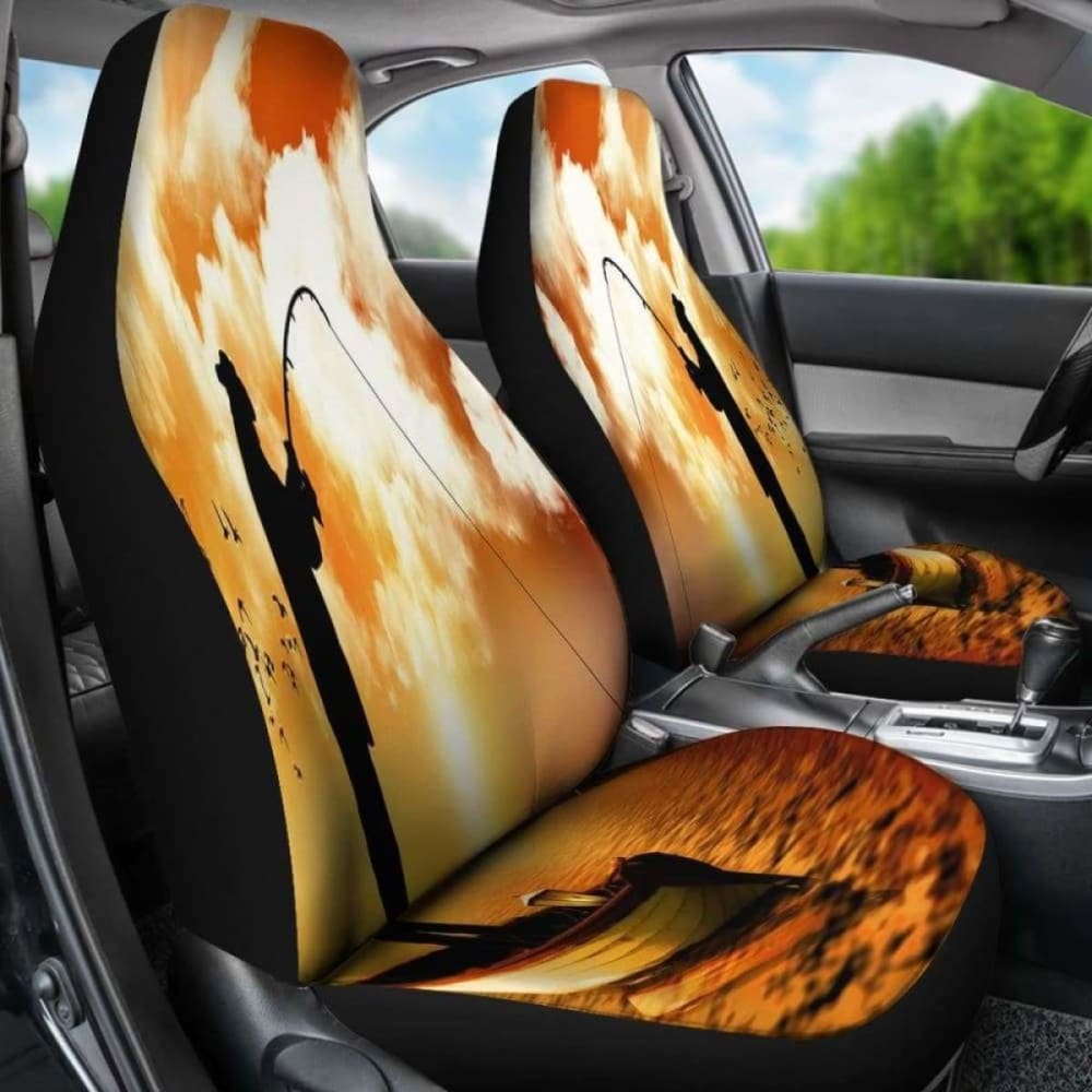 Fishing Is Life Car Seat Cover