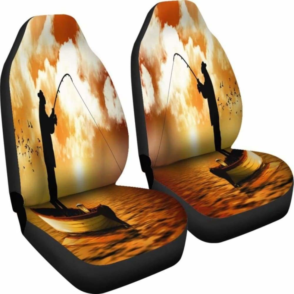 Fishing Is Life Car Seat Cover