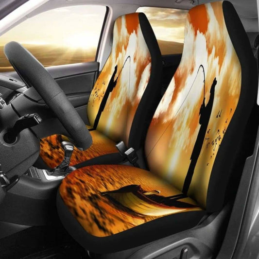 Fishing Is Life Car Seat Cover