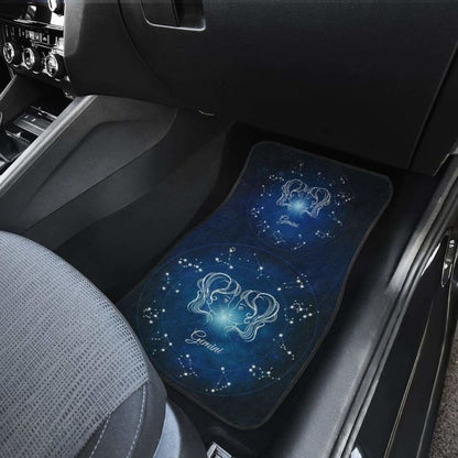Gemini Zodiac Sign Car Floor Mats Amazing Gift