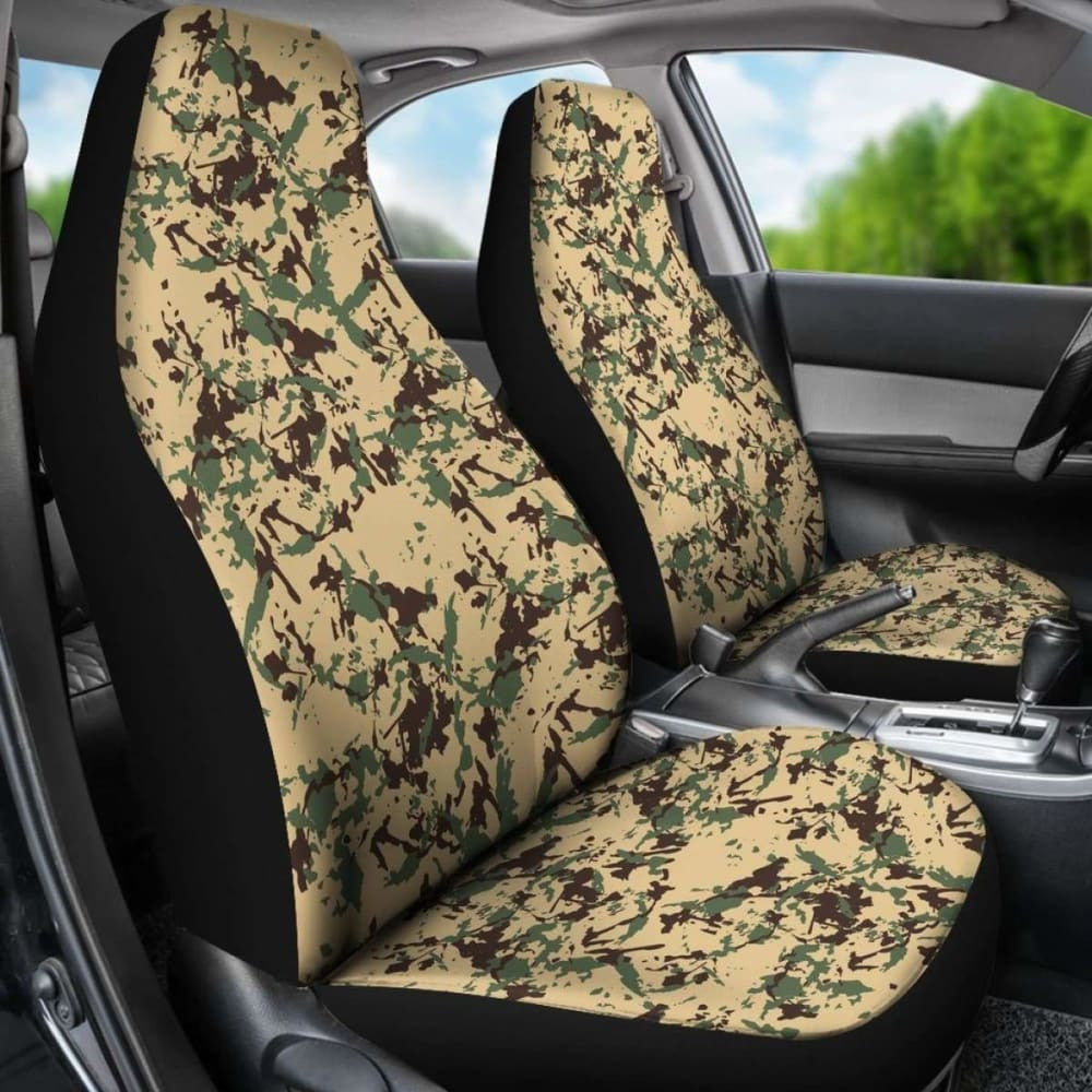 Green Forest Camo Car Seat Cover