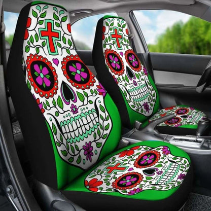 Sugar Skull Car Seat Cover