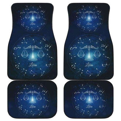 Libra Zodiac Sign Car Floor Mats Amazing Gift