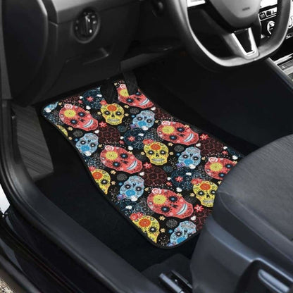 Set Of Pcs Sugar Skull Car Mats