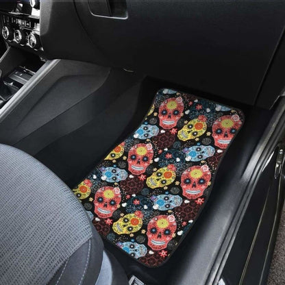 Set Of Pcs Sugar Skull Car Mats