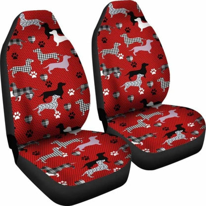 Dachshund Patterns Car Seat Cover