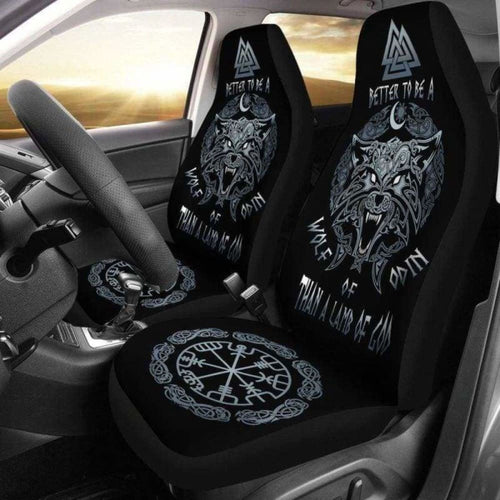 Viking Fenrir Vegvisir Car Seat Covers