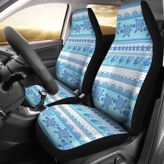 Turle & Fish Floral Pattern Turtle Car Seat Covers Best