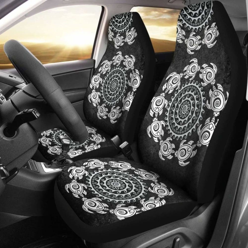 Turtle Mandala Car Seat Covers