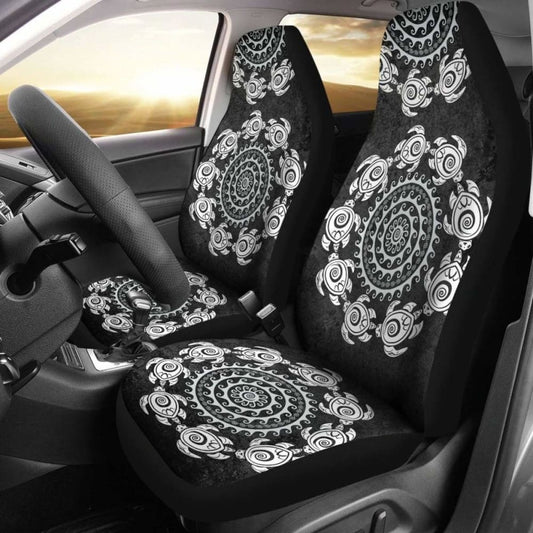 Turtle Mandala Car Seat Covers