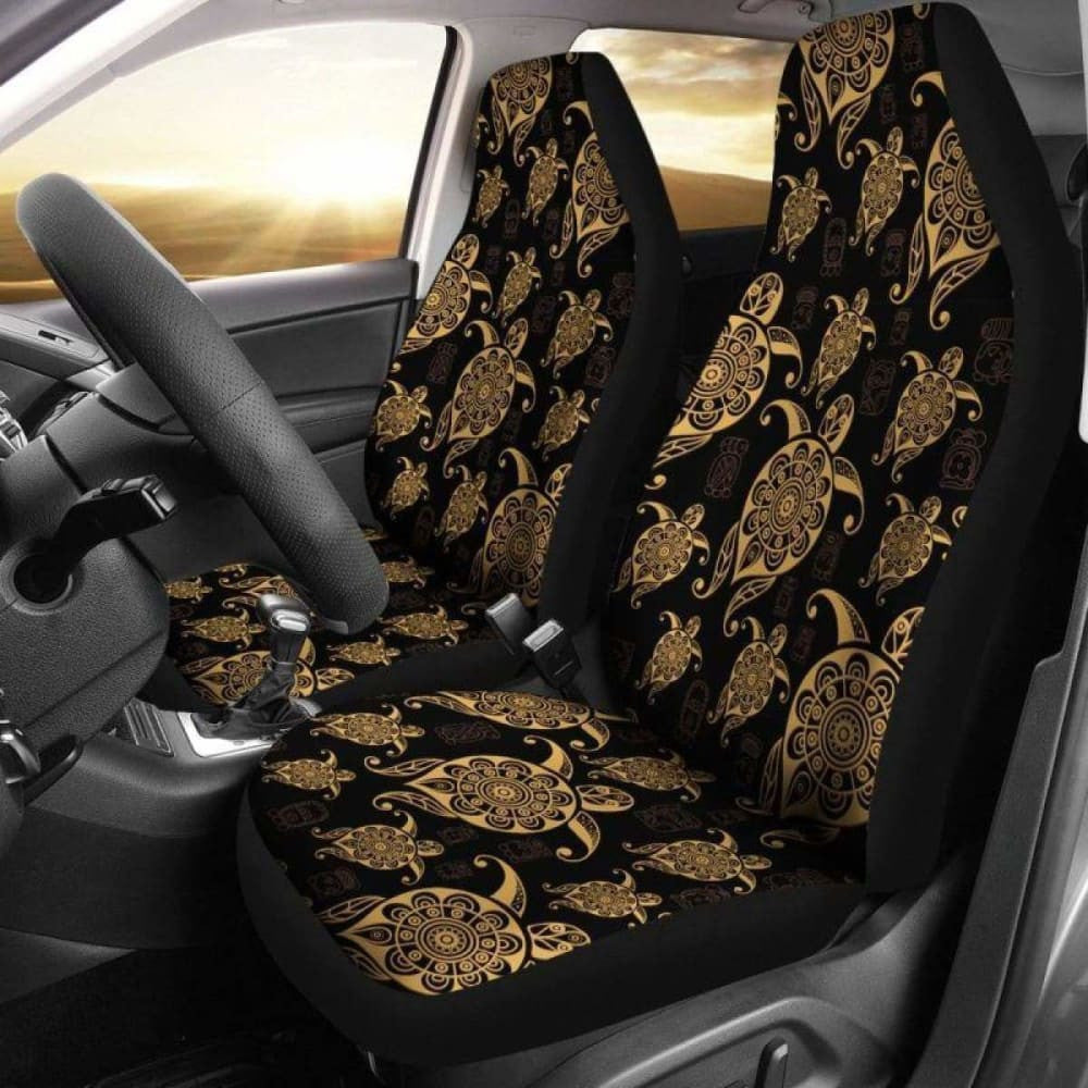 Turtle Hawaiian Car Seat Covers Set Of