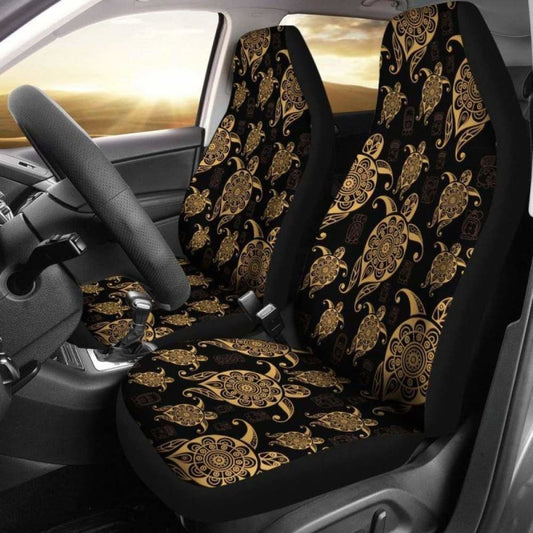 Turtle Hawaiian Car Seat Covers Set Of