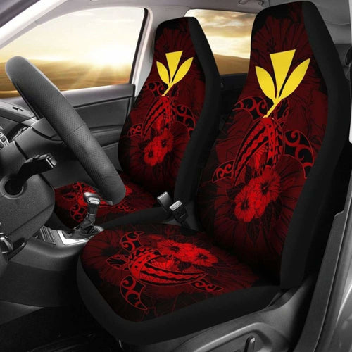 Hawaii Hibiscus Car Seat Cover - Harold Turtle - Red - New