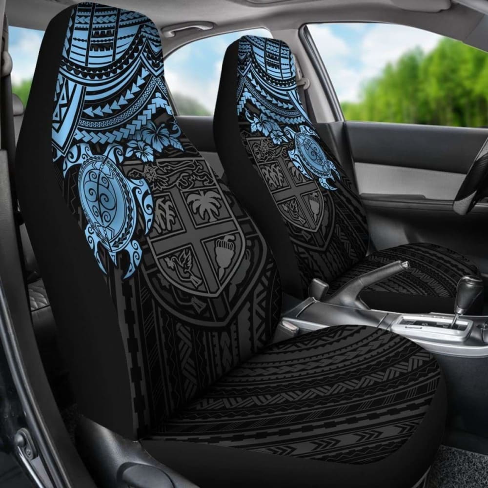 Fiji Polynesian Car Seat Covers Blue Turtle Amazing