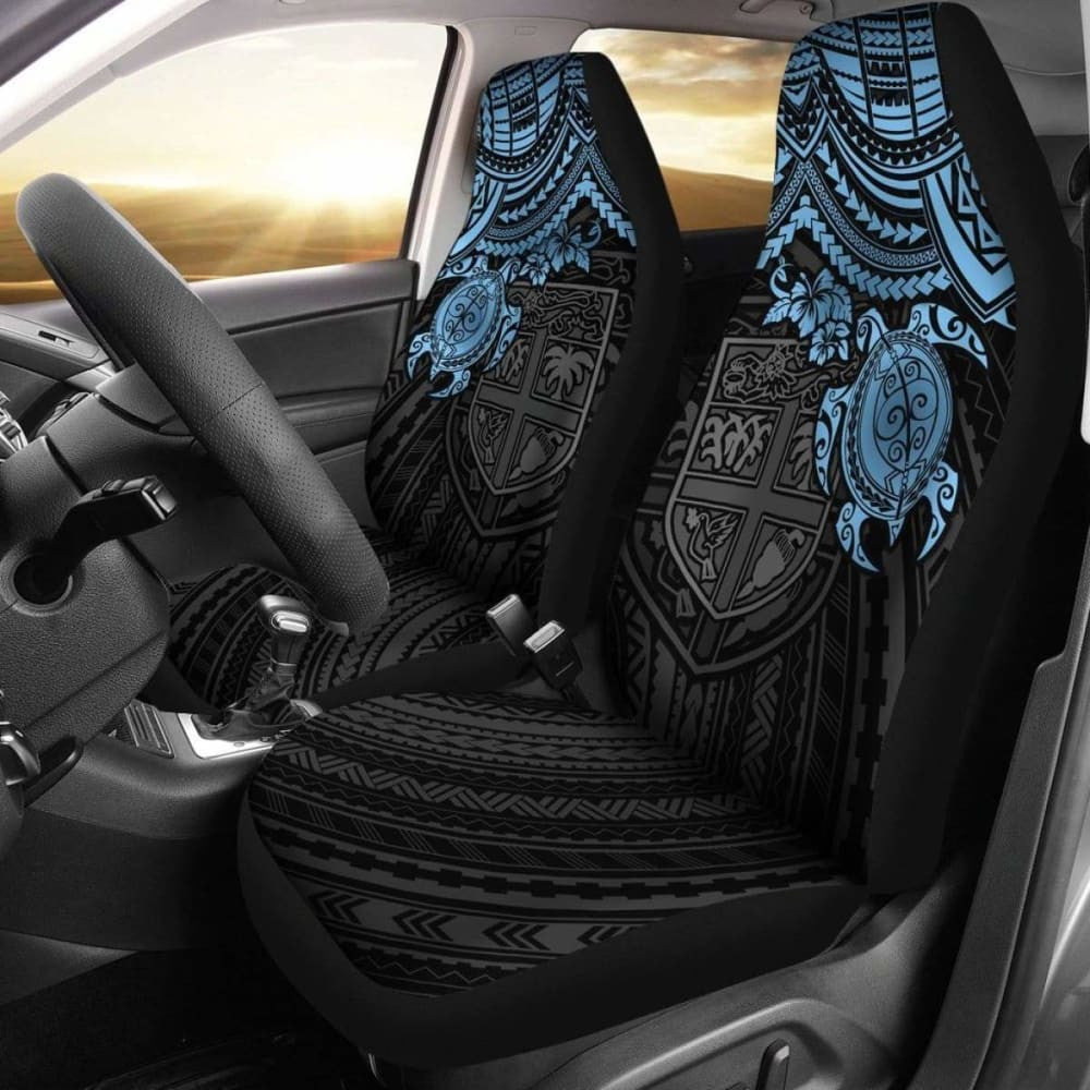 Fiji Polynesian Car Seat Covers Blue Turtle Amazing