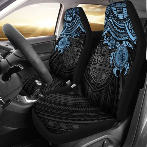 Fiji Polynesian Car Seat Covers Blue Turtle Amazing