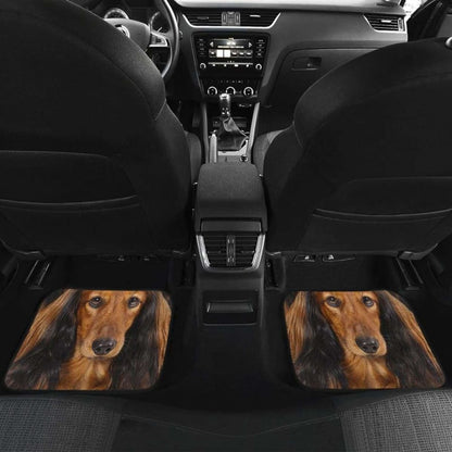 Dachshund Dog Car Floor Mats Funny Dog Face