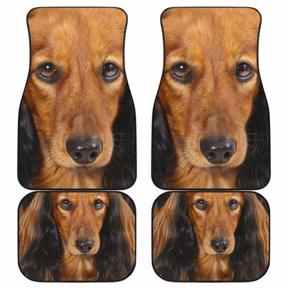 Dachshund Dog Car Floor Mats Funny Dog Face