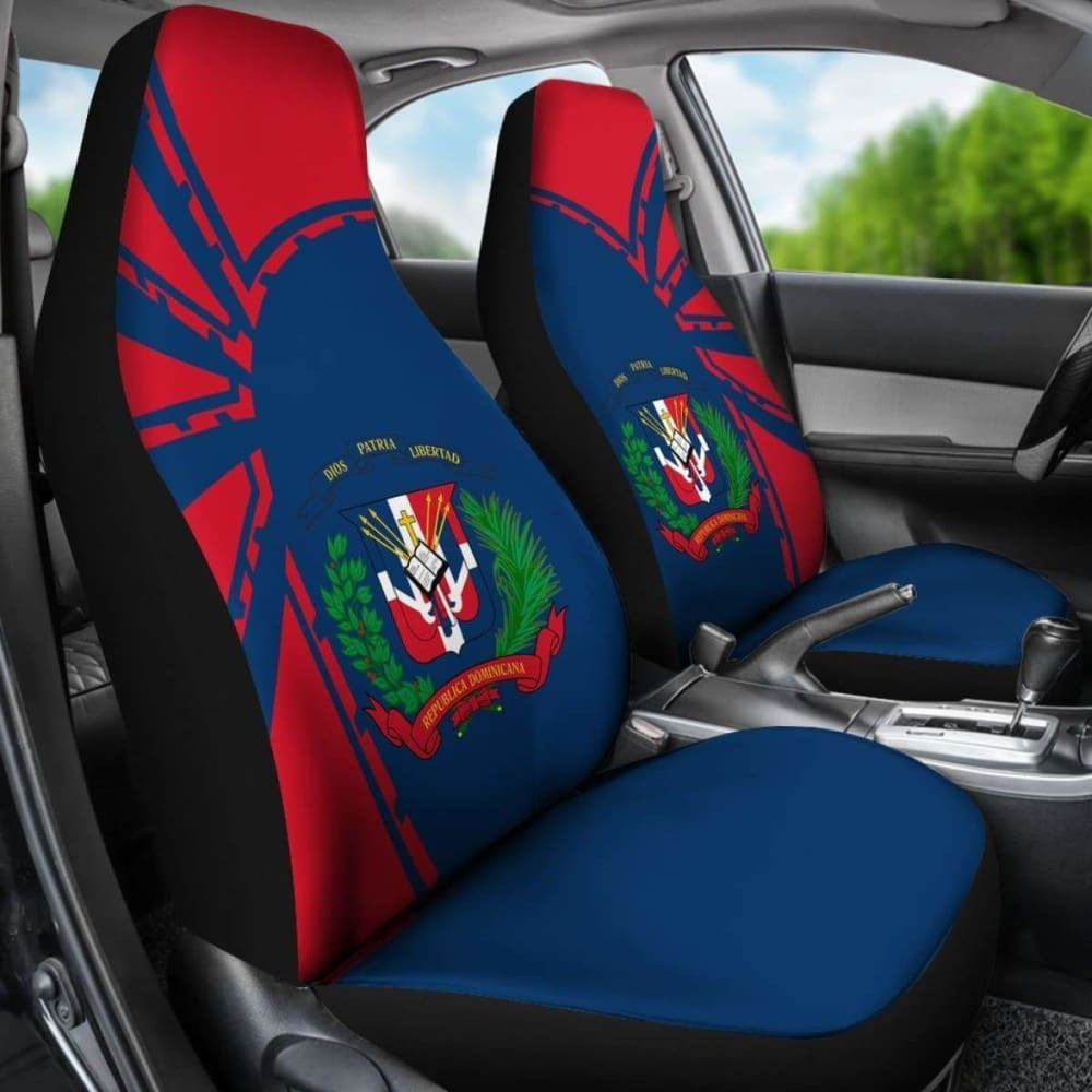 Dominican Republic Car Seat Covers Premium Style Awesome