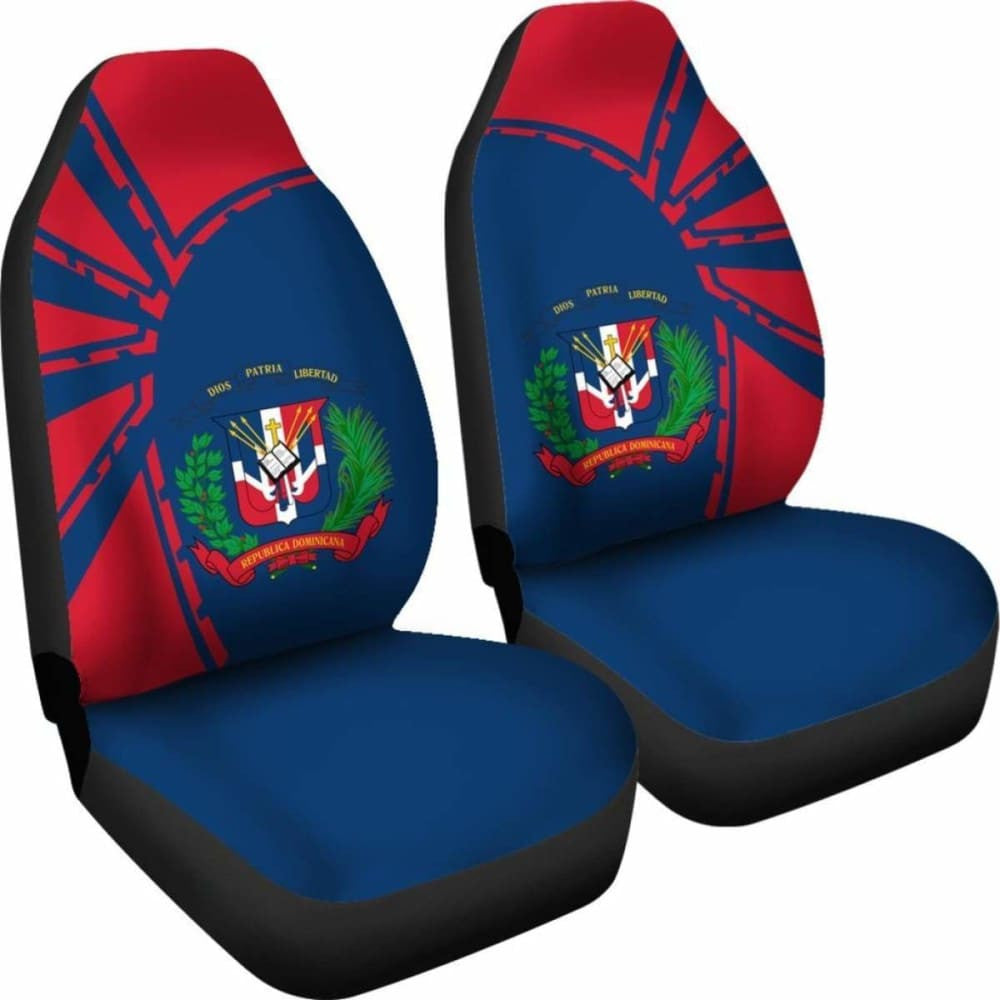 Dominican Republic Car Seat Covers Premium Style Awesome