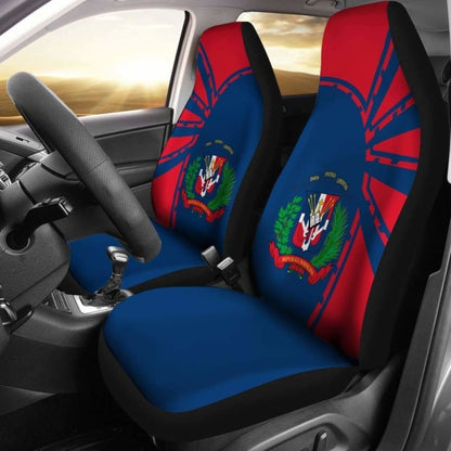 Dominican Republic Car Seat Covers Premium Style Awesome