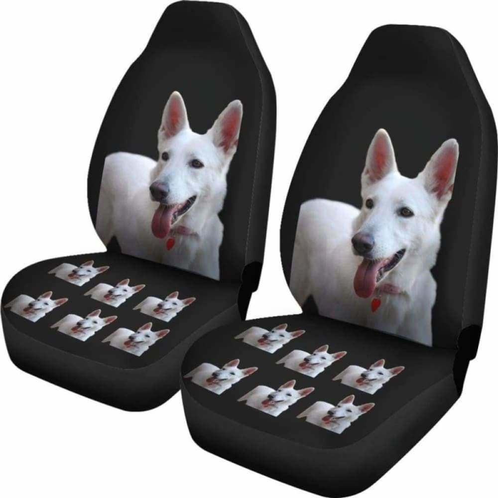 German Shepherd Car Seat Covers White German Shepherd